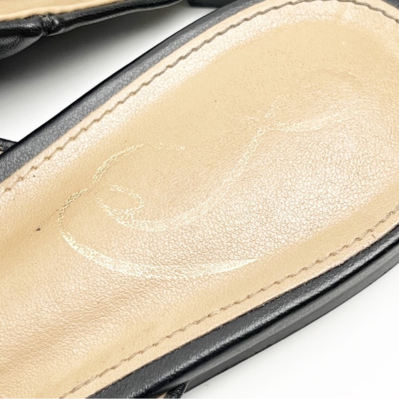 SAM EDELMAN Cecilia Black Soft Leather Slip On Mules, Size 7.5 - Picture 5 of 9